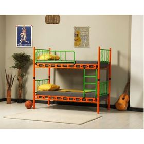 Argimo Carme 1404-03-04 turuncu Yeşil 90x200 cm Ranza