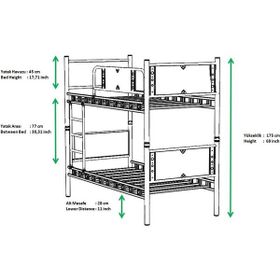 Argimo Elegan Gri Beyaz 90x200 cm Ranza