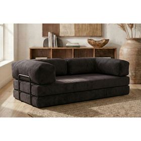 Argimo Godila Antrasit Çift Kişilik Çok Amaçlı Sofa Yatak Koltuk