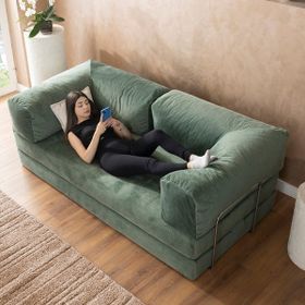 Argimo Godila Yeşil Çift Kişilik Çok Amaçlı Sofa Yatak Koltuk