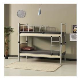 Argimo Yurt Genç Çocuk Odası 90x200 cm Metal Gri Ranza ve Karyola