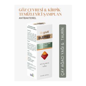 Argivit Blephix Göz Çevresi ve Makyaj 50 ml Temizleme Şampuanı
