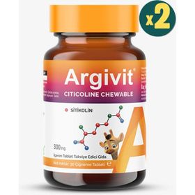 Argivit Citicoline Chewable 2x30 Çiğnenebilir Tablet