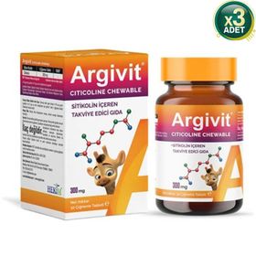 Argivit Citicoline Chewable 3x30 Çiğnenebilir Tablet