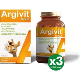 Argivit Classic Multivitamin Takviye Edici Gıda 30 Tablet