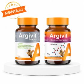 Argivit Focus 30 Saşe+Argivit Citicoline Chewable 30 Tablet