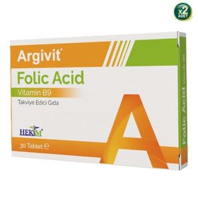 Argivit Folic Acid Vitamin B9 2x30 Tablet