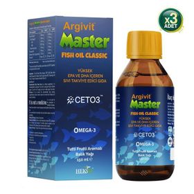 Argivit Master Fish Oil Classic Tutti Frutti Aromalı 150 ml Balık Yağı