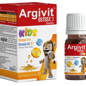 Argivit Ostose 3 Kids Omega-3 Vitamin D3 10 ml Damla