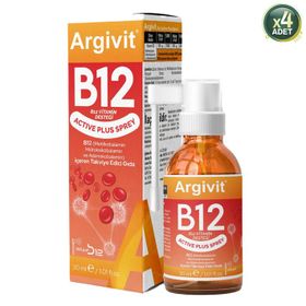 Argivit Vitamin B12 Active Plus 4x30 ml Sprey