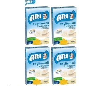 Arı 12 Vitaminli 6 Mineralli Sütlü Pirinçli 4x200 gr Mama