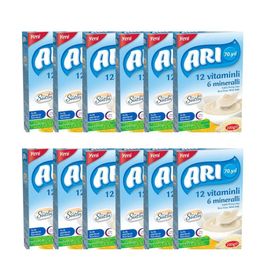 Arı 4+ Ay 12x200 gr Sütlü Pirinç Unu Bebek Maması