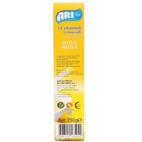 Arı 4+ Ay 3x250 gr 12 Vitaminli 6 Mineralli Sütlü Pirinçli Muzlu Pirinç Unu