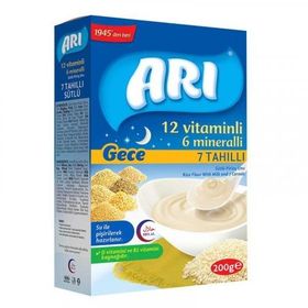 Arı Gece Sütlü 7 Tahıllı Pirinç Unu 200 gr Mama