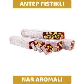 Arı Lokumları 500 gr Antep Fıstıklı Narlı Rulo Lokum