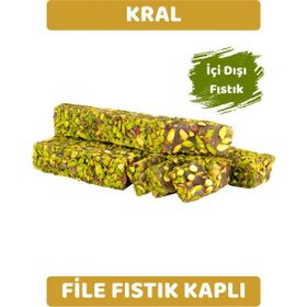 Arı Lokumları 500 gr File Fıstık Kaplamalı Bol Antep Fıstıklı Lokum