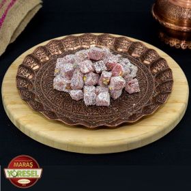 Arı Lokumları 500 gr Narlı Çifte Kavrulmuş Antep Fıstıklı Lokum