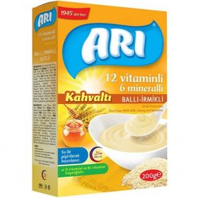 Arı Mama 200 gr 12 Vitaminli Sütlü Ballı İrmikli Mama
