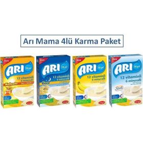 Arı Mama 250 gr Ballı İrmikli Sütlü Muzlu 7 Tahıllı Bebek Maması