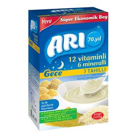 Arı Mama Sütlü ve 7 Tahıllı Sütlü Pirinç Unu