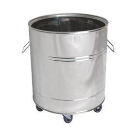 Arı Metal 1072 Tekerlekli Kulplu 40 lt Çöp Kovası