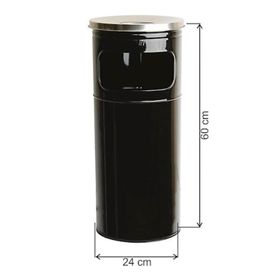 Arı Metal 1104 27 lt Boyalı Kolon Küllük
