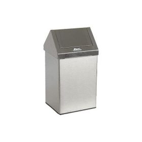 Arı Metal 1305 Sallanır Çatı Kapak Paslanmaz 11 lt Çöp Kovası