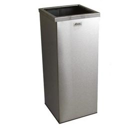 Arı Metal 1338 Kare Çemberli Paslanmaz 37 lt Çöp Kovası