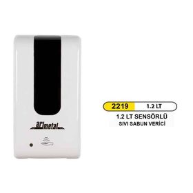 Arı Metal 2219 Fotoselli 1.2 lt Plastik Sıvı Sabunluk
