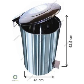 Arı Metal 430 Endüstriyel Pedallı 40 lt Çöp Kovası