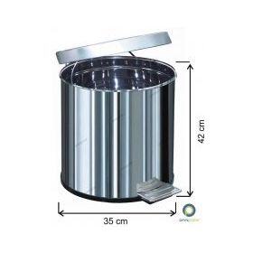 Arı Metal 430 Pedallı 40 lt Su Sızdırmaz Çöp Kovası