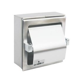 Arı Metal 7132 Tekli Mat Paslanmaz Kapaklı Wc Kağıtlık