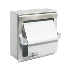 Arı Metal 7132 Tekli Mat Paslanmaz Kapaklı Wc Kağıtlık