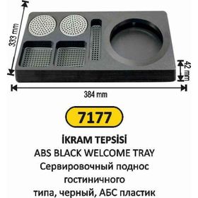 Arı Metal 7177 Plastik 17 cm İkram Tepsisi
