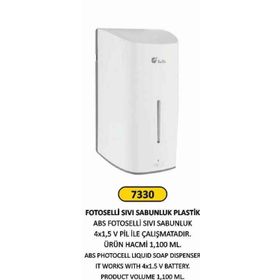 Arı Metal 7330 Fotoselli Plastik 1,100 ml Pilli Sıvı Sabunluk