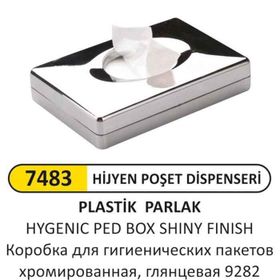 Arı Metal 7483 Parlak Krom Hijyen Poşet Kutusu