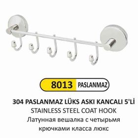 Arı Metal 8013 5'li 304 Kalite Askılık