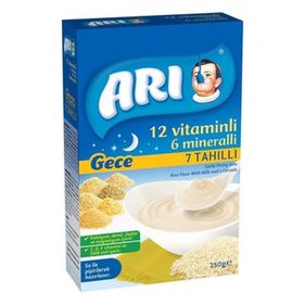 Arı Sütlü 7 Tahıllı 12x250 gr Pirinç Unu Mama