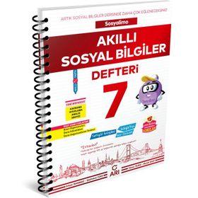 Arı Yayıncılık 7. Sınıf Sosyalimo Akıllı Sosyal Bilgiler Defteri