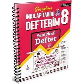 Arı Yayıncılık 8. Sınıf Sosyalimo Akıllı İnkılap Tarihi Defteri