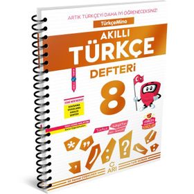 Arı Yayıncılık 8. Sınıf Türkçemino Akıllı Türkçe Defteri