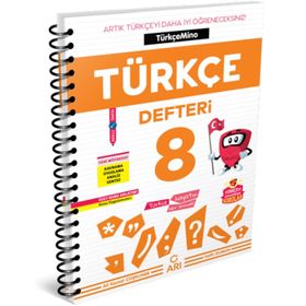 Arı Yayıncılık 8. Sınıf Türkçemino Akıllı Türkçe Defteri