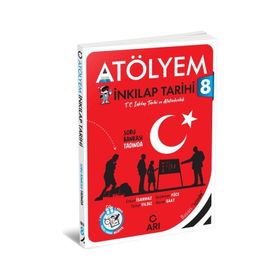 Arı Yayınları - 2021-2022 8. Sınıf LGS İnkılap Tarihi Atölyem Soru Bankası