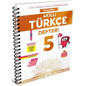 Arı Yayınları 5. Sınıf Türkçemino Akıllı Türkçe Defteri