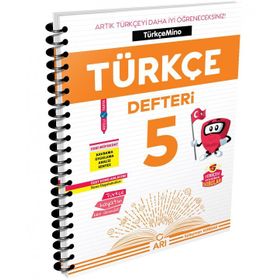 Arı Yayınları 5sınıf Türkçemino Akıllı Türkçe Defteri