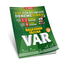 Arı Yayınları 6. Sınıf Fen Bilimleri Var Deneme Sınavı