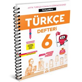 Arı Yayınları 6. Sınıf Türkçemino Türkçe Defteri