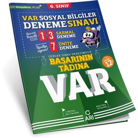 Arı Yayınları 6. Sınıf VAR Sosyal Bilgiler Deneme Sınavı