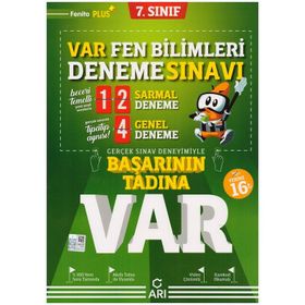 Arı Yayınları 7. Sınıf Fen Bilimleri Var Deneme Sınavı