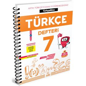 Arı Yayınları 7. Sınıf Türkçemino Türkçe Defteri